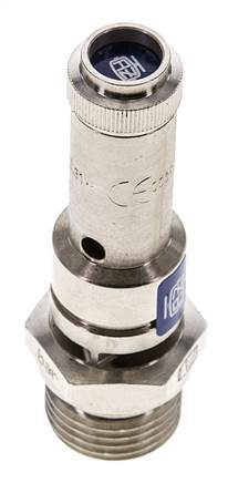 G 1/2'' Nickel-plated Brass Pre-Set Safety Valve 14 bar (203.06 psi) DN 8