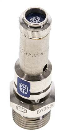 G 1/2'' Nickel-plated Brass Pre-Set Safety Valve 14 bar (203.06 psi) DN 8