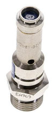 G 1/2'' Nickel-plated Brass Pre-Set Safety Valve 11.5 bar (166.8 psi) DN 8