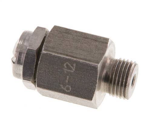 G Válvula de seguridad ajustable de acero inoxidable 303 de 1/8'' 6-12 bar (87,02-174,05 psi)