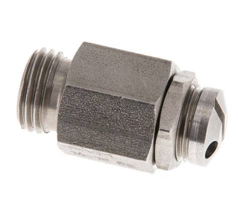 G 1/4'' Acero inoxidable 303 Válvula de seguridad ajustable 10-18 bar (145.04-261.07 psi)
