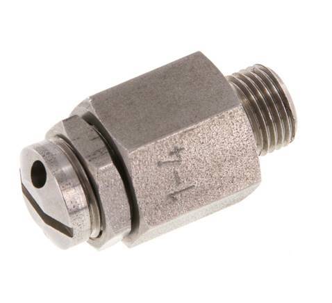 G 1/8'' Acero inoxidable 303 Válvula de seguridad ajustable 1-4 bar (14.50-58.02 psi)