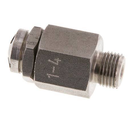 G 1/8'' Acero inoxidable 303 Válvula de seguridad ajustable 1-4 bar (14.50-58.02 psi)