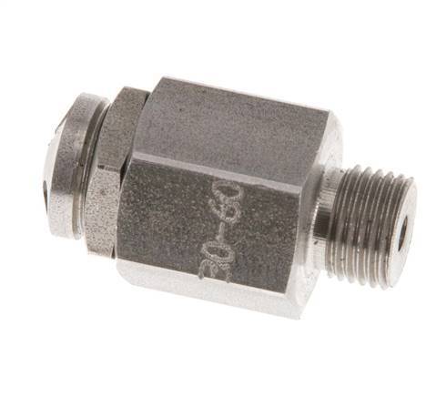 G 1/8'' Acero inoxidable 303 Válvula de seguridad ajustable 30-60 bar (435,11-870,22 psi)
