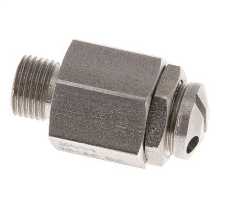 G 1/8'' Acero inoxidable 303 Válvula de seguridad ajustable 30-60 bar (435,11-870,22 psi)