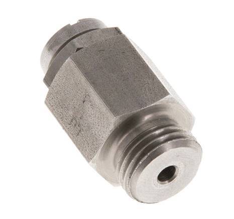 G 1/4'' Acero inoxidable 303 Válvula de seguridad ajustable 3-7 bar (43.51-101.53 psi)