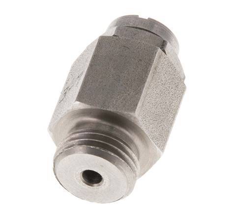 G 1/4'' Acero inoxidable 303 Válvula de seguridad ajustable 3-7 bar (43.51-101.53 psi)