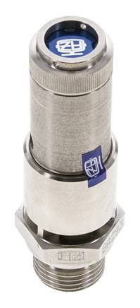 G 1/2'' Stainless steel 316 Ti Pre-Set Safety Valve 1 bar (14.5 psi) DN 10