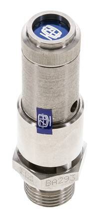 G 1/2'' Stainless steel 316 Ti Pre-Set Safety Valve 2 bar (29.01 psi) DN 10