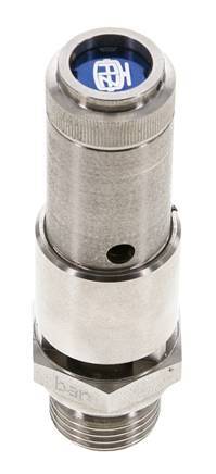 G 1/2'' Stainless steel 316 Ti Pre-Set Safety Valve 3 bar (43.51 psi) DN 10