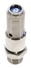 G 1/2'' Acero inoxidable 316 Ti Válvula de seguridad preajustada 8 bar (116.03 psi) DN 10