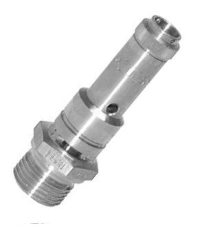 G 1/4'' Acero inoxidable 316 Válvula de seguridad preajustada 1 bar (14.5 psi) DN 8