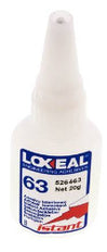Loxeal Adhesivo Instantáneo Inodoro 20ml Transparente 8-15s Tiempo De Curado Metal, Plástico Y Superficies De Neopreno/Nbr