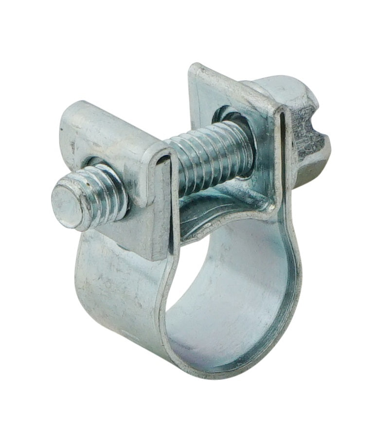 Abrazadera de manguera de 18 - 20 mm con banda de acero galvanizado de 9 mm [10 Piezas]