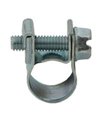 Abrazadera de manguera de 22 - 24 mm con banda de acero galvanizado de 9 mm [10 Piezas]