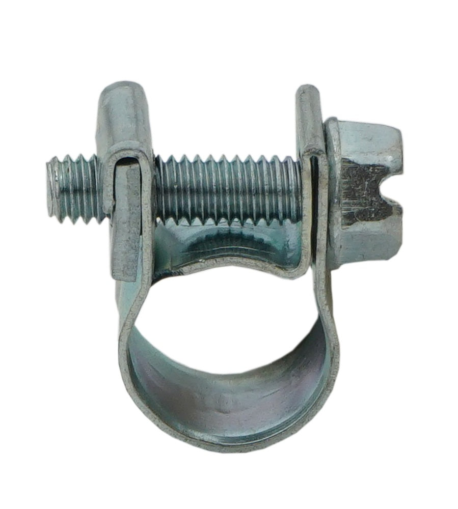 Abrazadera de manguera de 14 - 16 mm con banda de acero galvanizado de 9 mm [10 piezas]