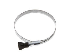 90 - 110 mm Hose Clamp with a Galvanised Steel 12 mm band With Butterfly Handle - Norma [2 Pieces]