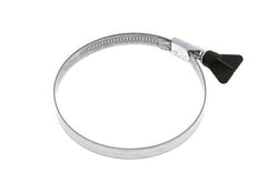 90 - 110 mm Hose Clamp with a Galvanised Steel 12 mm band With Butterfly Handle - Norma [2 Pieces]
