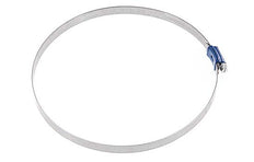 230 - 250 mm Hose Clamp with a Galvanised Steel 12 mm band - Aba