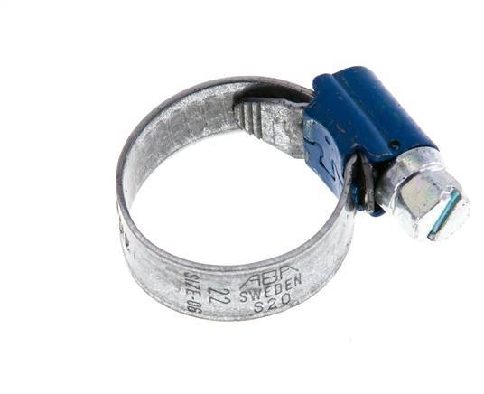 12 - 20 mm Hose Clamp with a Galvanised Steel 9 mm band - Aba [5 Pieces]