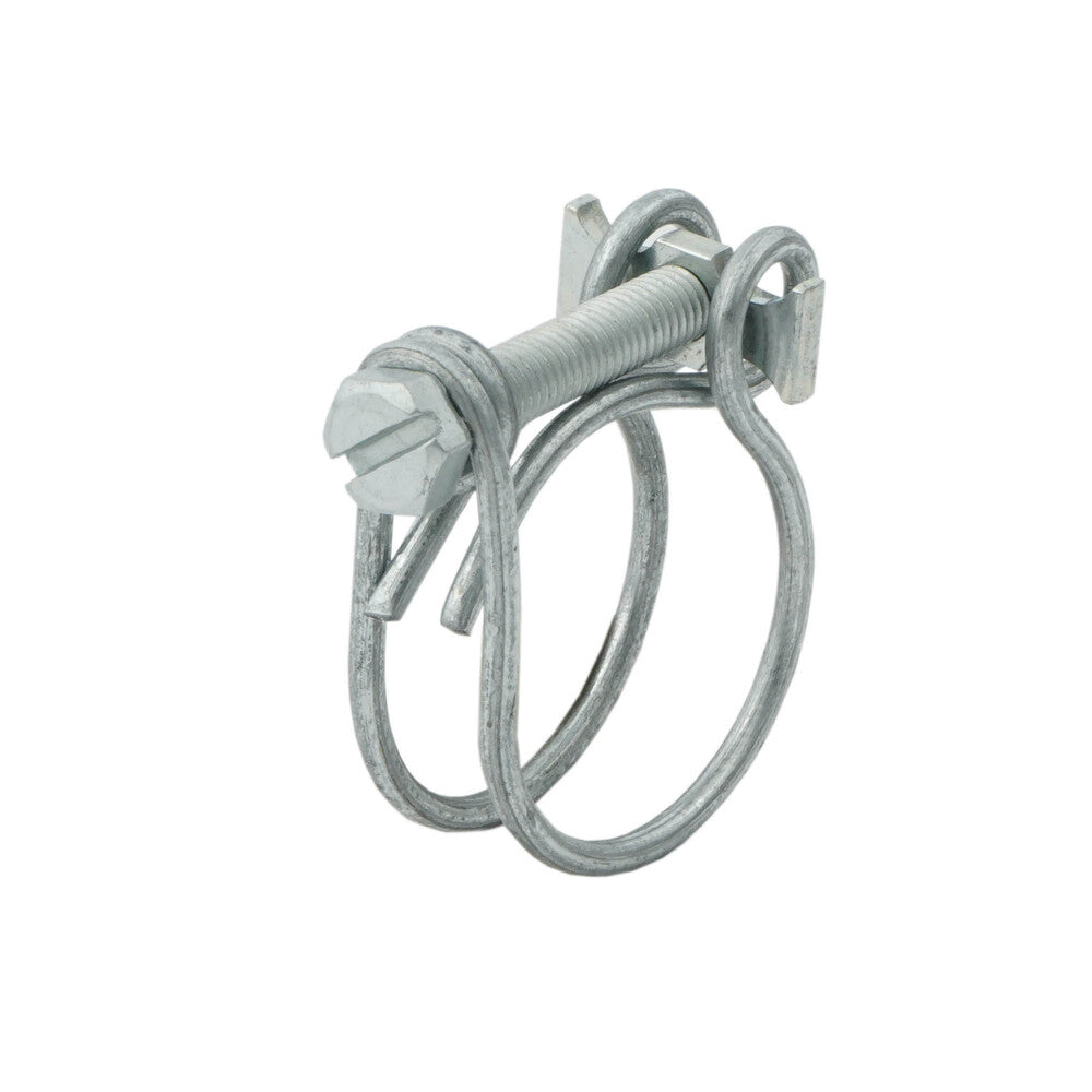 18 - 21 mm Hose Clamp Galvanised Steel [5 Pieces]