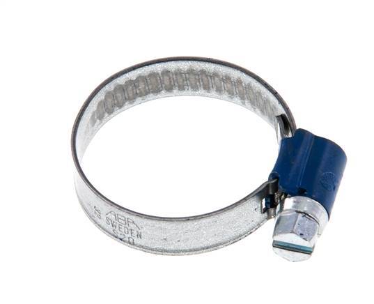 20 - 32 mm Hose Clamp with a Galvanised Steel 9 mm band - Aba [5 Pieces]