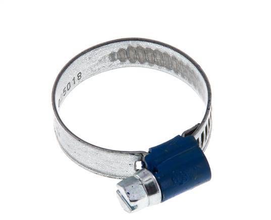 20 - 32 mm Hose Clamp with a Galvanised Steel 9 mm band - Aba [5 Pieces]