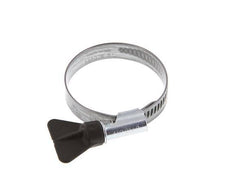 35 - 50 mm Hose Clamp with a Galvanised Steel 12 mm band With Butterfly Handle - Norma [5 Pieces]