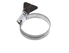 35 - 50 mm Hose Clamp with a Galvanised Steel 12 mm band With Butterfly Handle - Norma [5 Pieces]