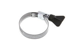 35 - 50 mm Hose Clamp with a Galvanised Steel 12 mm band With Butterfly Handle - Norma [5 Pieces]