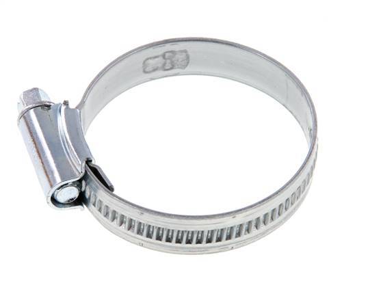 32 - 50 mm Hose Clamp with a Galvanised Steel 12 mm band - Ideal [5 Pieces]