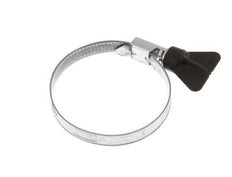 40 - 60 mm Hose Clamp with a Galvanised Steel 9 mm band With Butterfly Handle - Norma [5 Pieces]