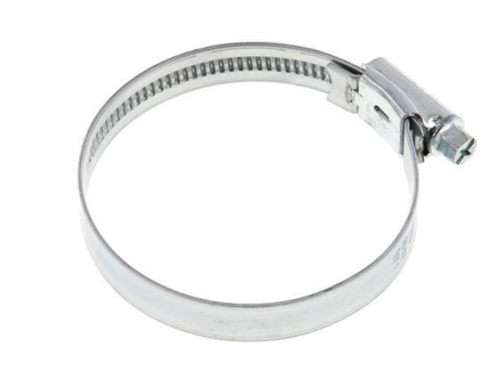 50 - 70 mm Hose Clamp with a Galvanised Steel 12 mm band - Ideal [5 Pieces]