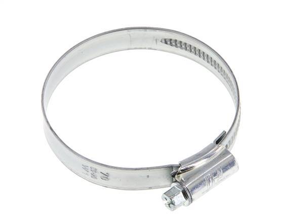 50 - 70 mm Hose Clamp with a Galvanised Steel 12 mm band - Ideal [5 Pieces]