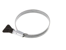 70 - 90 mm Hose Clamp with a Galvanised Steel 12 mm band With Butterfly Handle - Norma [2 Pieces]
