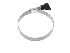 70 - 90 mm Hose Clamp with a Galvanised Steel 12 mm band With Butterfly Handle - Norma [2 Pieces]