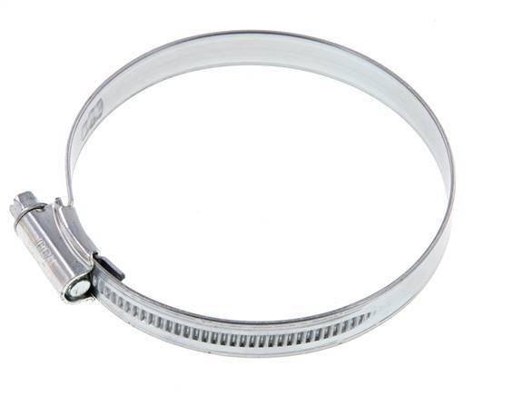 70 - 90 mm Hose Clamp with a Galvanised Steel 12 mm band - Ideal [5 Pieces]