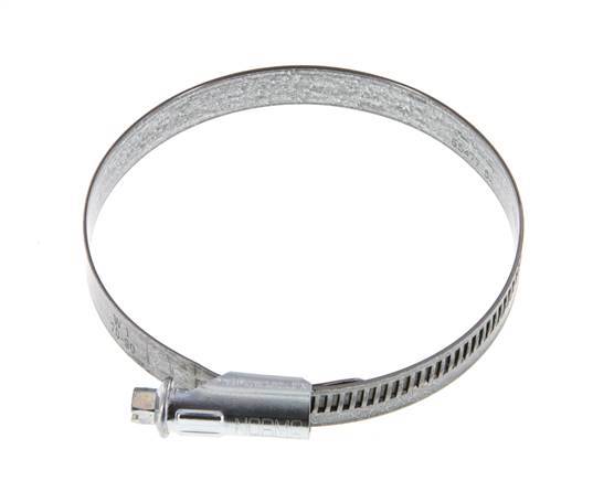 70 - 90 mm Hose Clamp with a Galvanised Steel 12 mm band - Norma [5 Pieces]