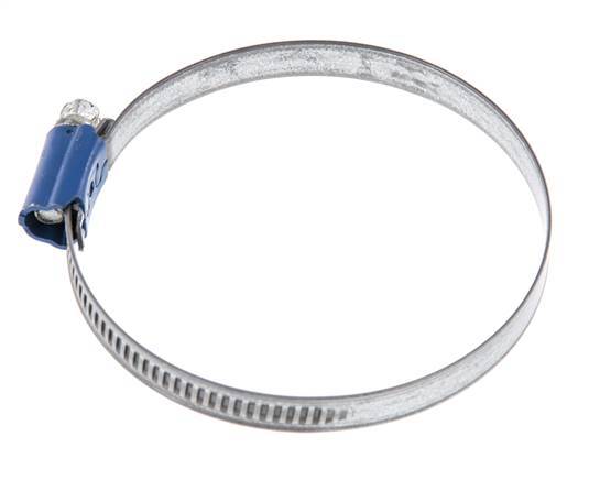 70 - 90 mm Hose Clamp with a Galvanised Steel 9 mm band - Aba [5 Pieces]