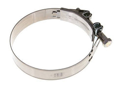 abrazadera de manguera de 150 - 162 mm con banda de acero inoxidable 430 de 30 mm - Norma