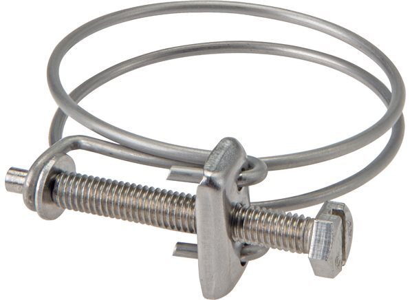 22 - 26 mm Hose Clamp Stainless Steel 304 [2 Pieces]