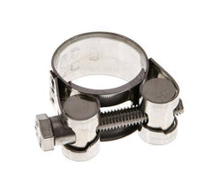 abrazadera de manguera de 23 - 25 mm con banda de acero inoxidable 304 de 18 mm - Norma