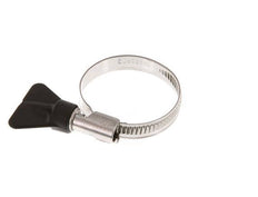 25 - 40 mm Hose Clamp with a Stainless Steel 304 9 mm band With Butterfly Handle - Norma [2 Pieces]