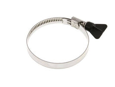 60 - 80 mm Hose Clamp with a Stainless Steel 304 12 mm band With Butterfly Handle - Norma [2 Pieces]