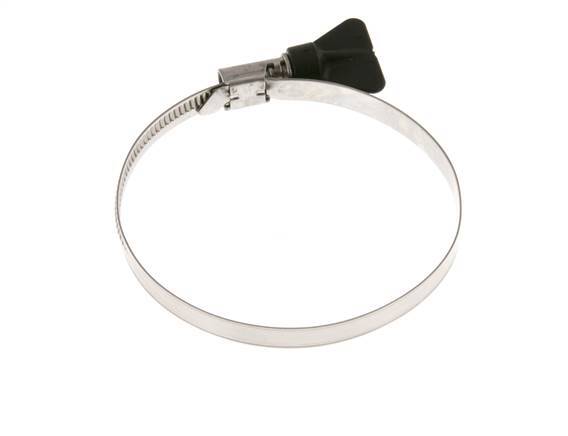 70 - 90 mm Hose Clamp with a Stainless Steel 304 9 mm band With Butterfly Handle - Norma [2 Pieces]
