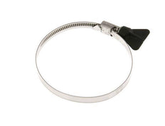 70 - 90 mm Hose Clamp with a Stainless Steel 304 9 mm band With Butterfly Handle - Norma [2 Pieces]