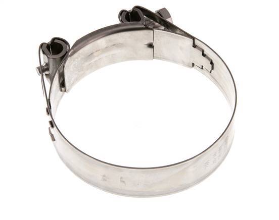 abrazadera de manguera de 91 - 97 mm con banda de acero inoxidable 304 de 25 mm - Norma
