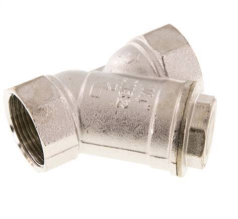 G1 1/4'' Filtro en Y 0.5mm Latón Niquelado NBR 20bar