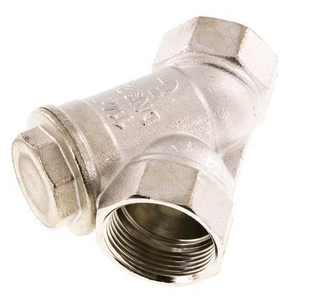 G1 1/4'' Filtro en Y 0.5mm Latón Niquelado NBR 20bar