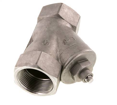 G1 1/2'' Filtro en Y 0.8mm Acero Inoxidable PTFE 40bar